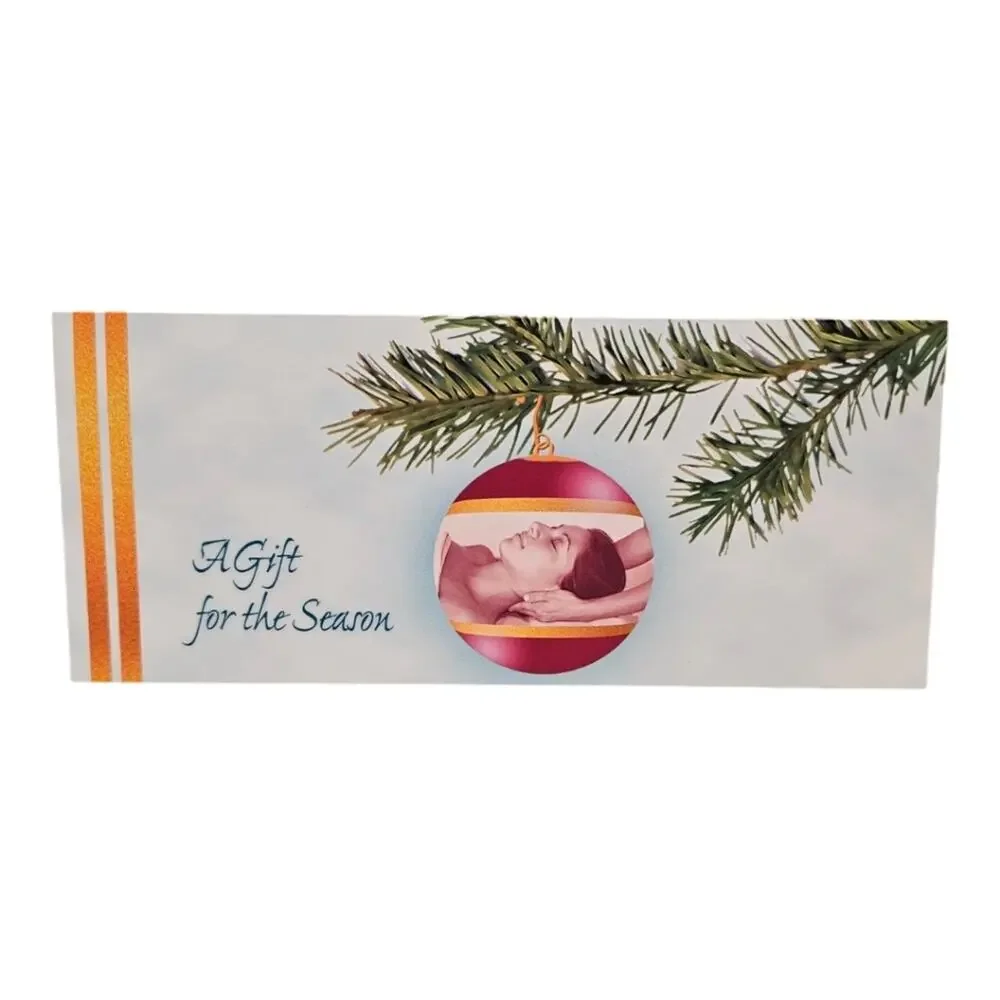 Holiday Season Professional Massage Therapist Gift Certificates Bundle of 15